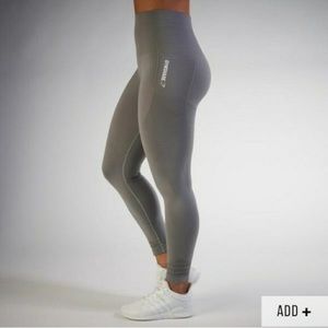 Gray Gymshark Dry Seamless Leggings